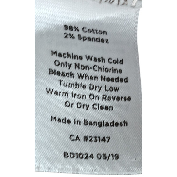 Talbots Gray High Waist Straight Corduroy Dress Pants Size 16 Cotton Blend Zip - Picture 12 of 14